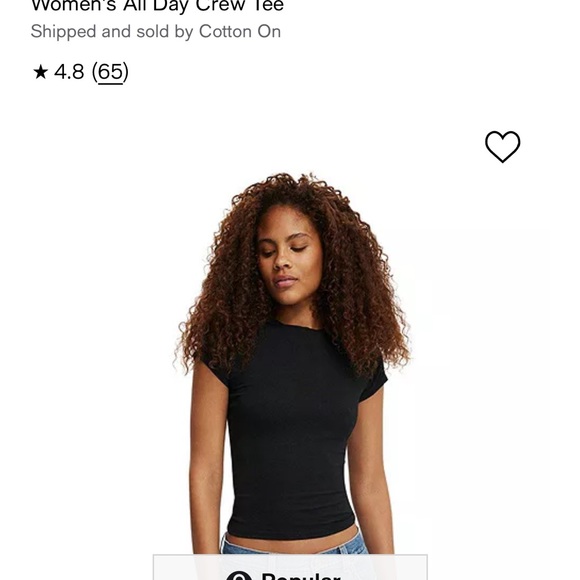 Black Short Sleeve Tee - Picture 5 of 5